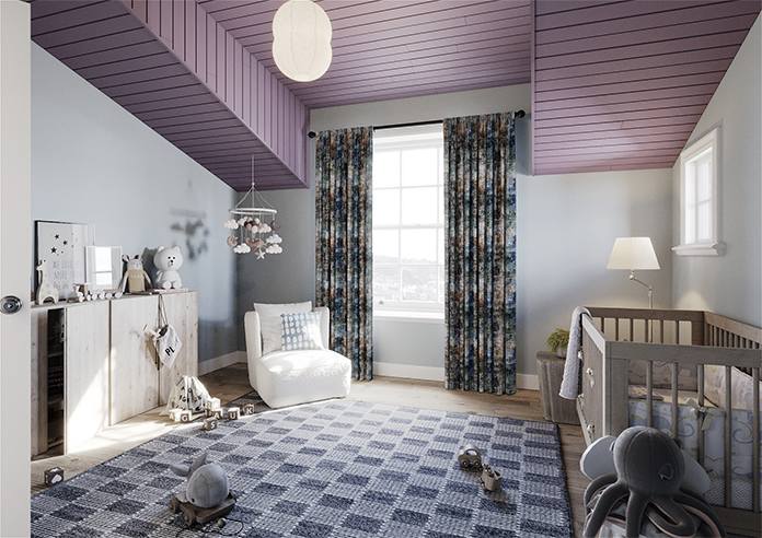 Nebula, Petrol - Made to Measure Curtains - Image 7